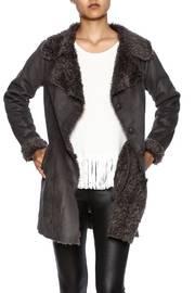  Faux Suede Coat