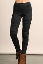  Colorful Distressed Jeggings