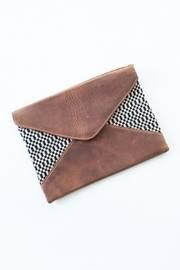 Handstitched Leather Clutch