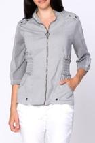  Poplin Zip Jacket
