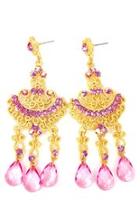  Pink Chandelier Earrings