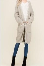  Taupe Tie Sweater