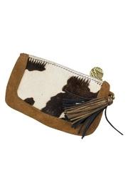  Calf Hair Tassel Clutch