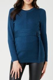  Belted Knit Sweater