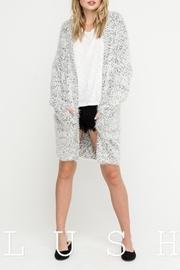  Grey Fuzzy Cardigan