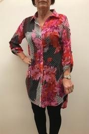  Print Duster Blouse