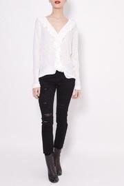  Ruffle Button Down Top