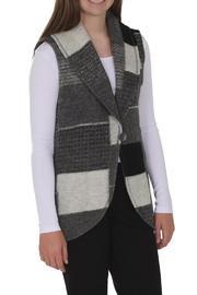  Grey Patchwork Vest