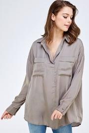  Pocket Front Blouse