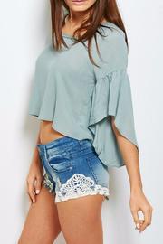  Sage Bell Crop Top