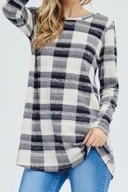  Black Plaid Sweater