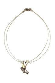  Silver Curves Necklace