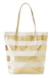  Gold Striped Tote