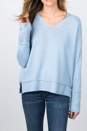  Side Zip V Neck