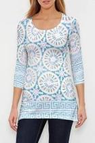  Luso Moroccan Aqua Tee