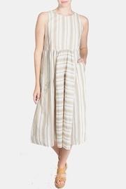  Striped Canvas Dress