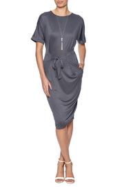 Short Sleeve Tie Dress