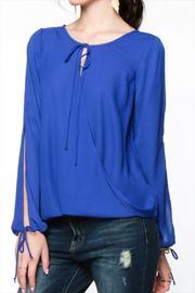 Sapphire Tie Blouse