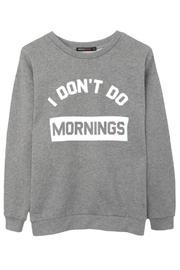  Boyfriend Sweatshirt Mornings