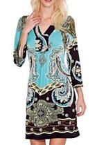  Turquoise Boho Tunic Dress