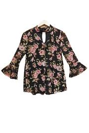  Floral Choker Top