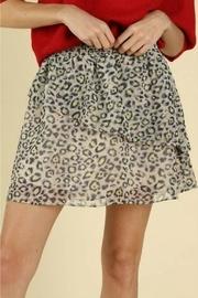  Flowy Leopard Skirt
