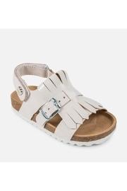  Patent Fringe Sandal