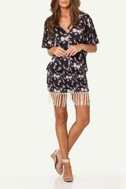  Printed Fringe Coverup