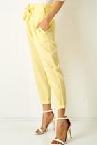  Yellow Paperbag Trousers