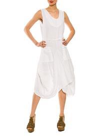  Asymmetrical Linen Dress