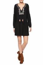  Boho Embroidered Dress