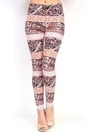  Peach Print Legging