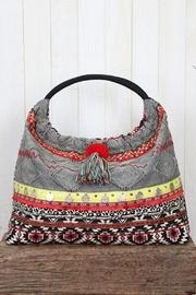 Striped Hobo Bag