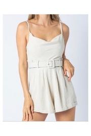  Linen Belt Romper