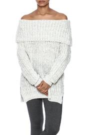  Off Shoulder Chunky Sweater