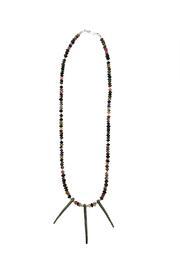  Spike Gemstone Necklace