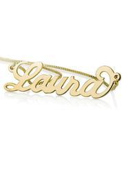  Personalized Necklace Gold