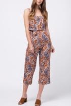  Printed Jumpsuit With Belt