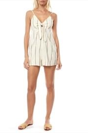  Tan Striped Romper