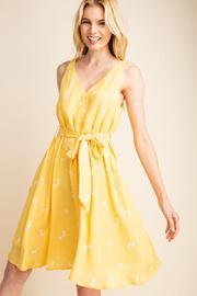 V Neck A Line Dress