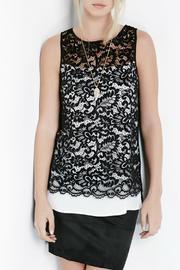 Lace Overlay Tank
