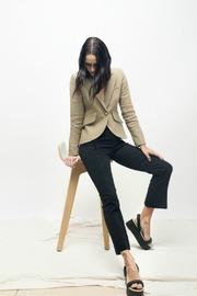  Burlap One-button Blazer