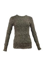  Double Layer Leopard Top