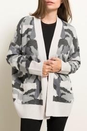  Open Camo Cardigan