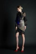  Leopard-print Skirt