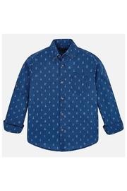  L/s Linen Printed Shirt