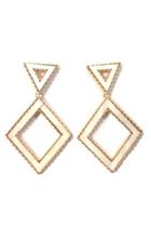  Geometric Abalone Earrings