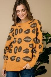  Leopard Dolman Sweater