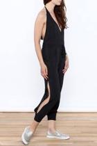  Charcoal Sleeveless Jumpsuit