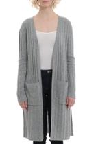  Cashmere Ribbed Duster